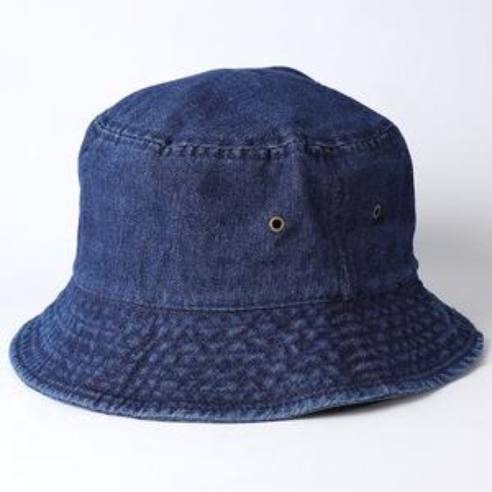 Denim Bucket Hat, 100% Cotton, New! (Newhattan)